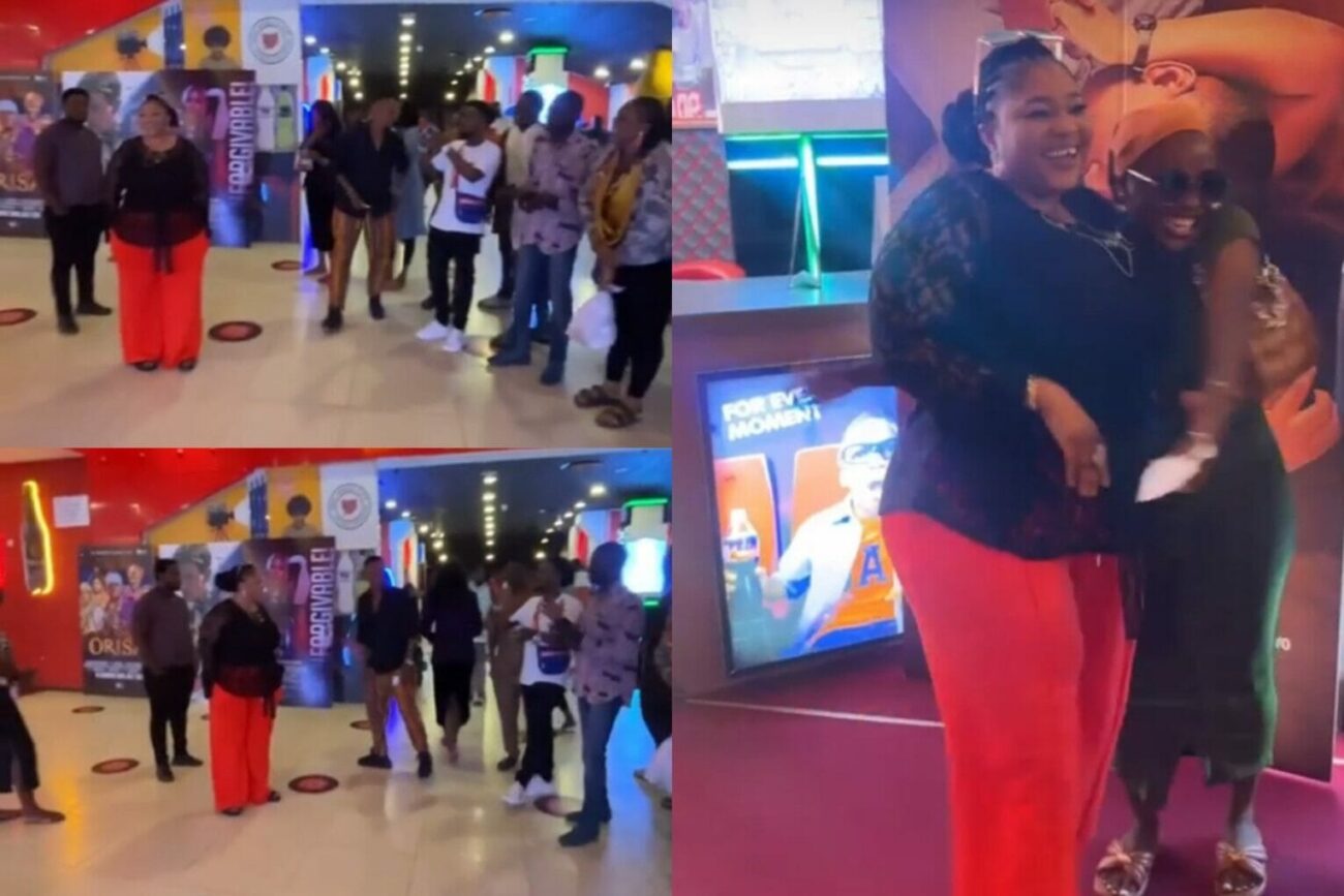Fans Surprise Jaiye Kuti On Her Birthday At Lagos Cinema Video Kemi Filani News