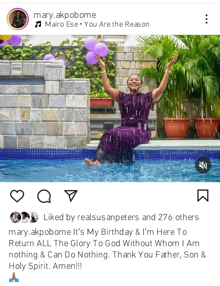Mary Akpobome celebrates birthday