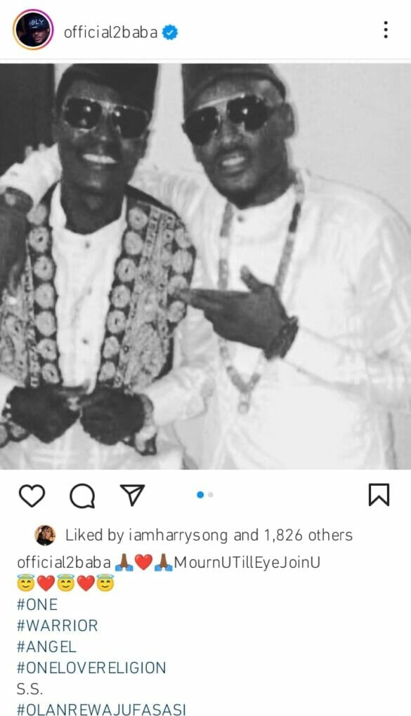 2baba remembers Sound Sultan two years after his death