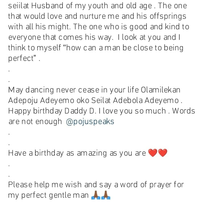 Seiilat celebrates husband's birthday