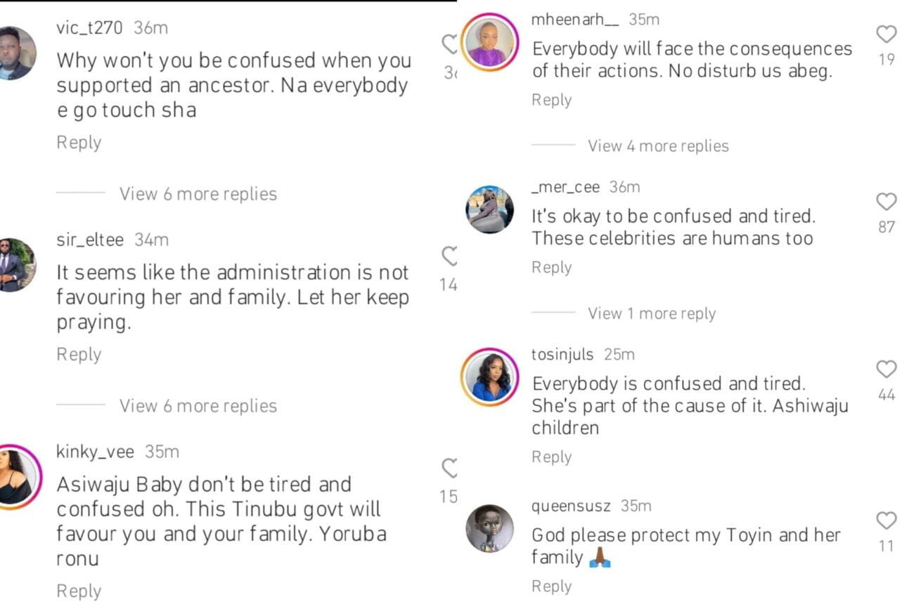 Reactions as Toyin Abraham says she is tired and confused