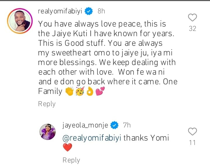 Yomi Fabiyi and Jaiye Kuti settle score