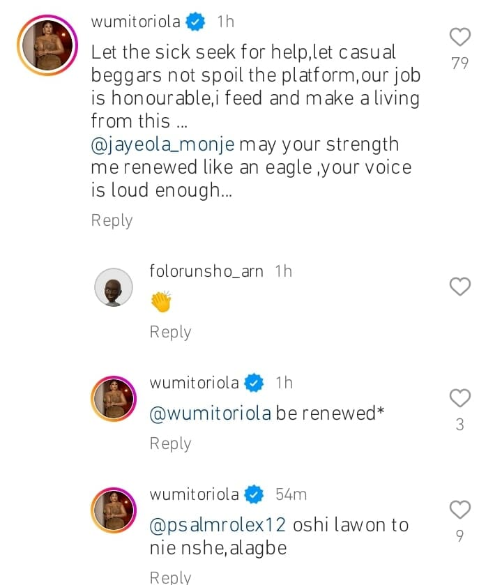 Wumi Toriola slams critic over Jaiye Kuti