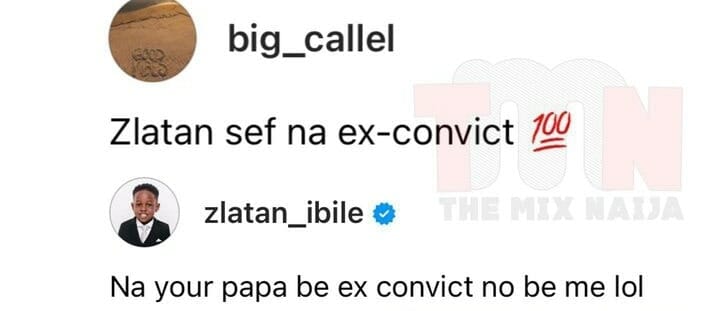 Between Zlatan Ibile and man who called him an Ex-convict