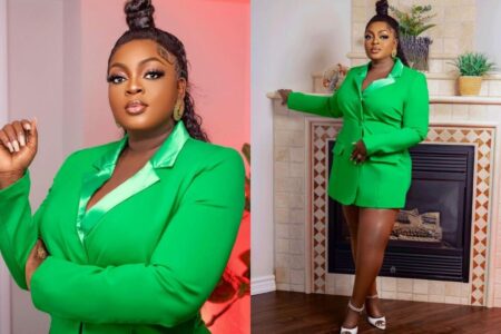 Eniola Badmus stirs reactions as she says everything is green