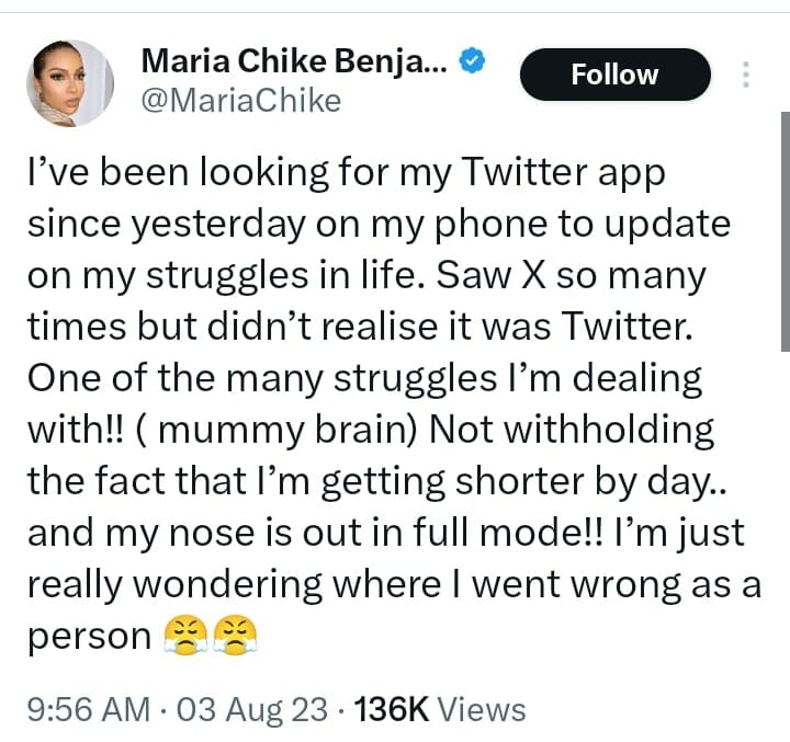 Maria Chike details her pregnancy struggles