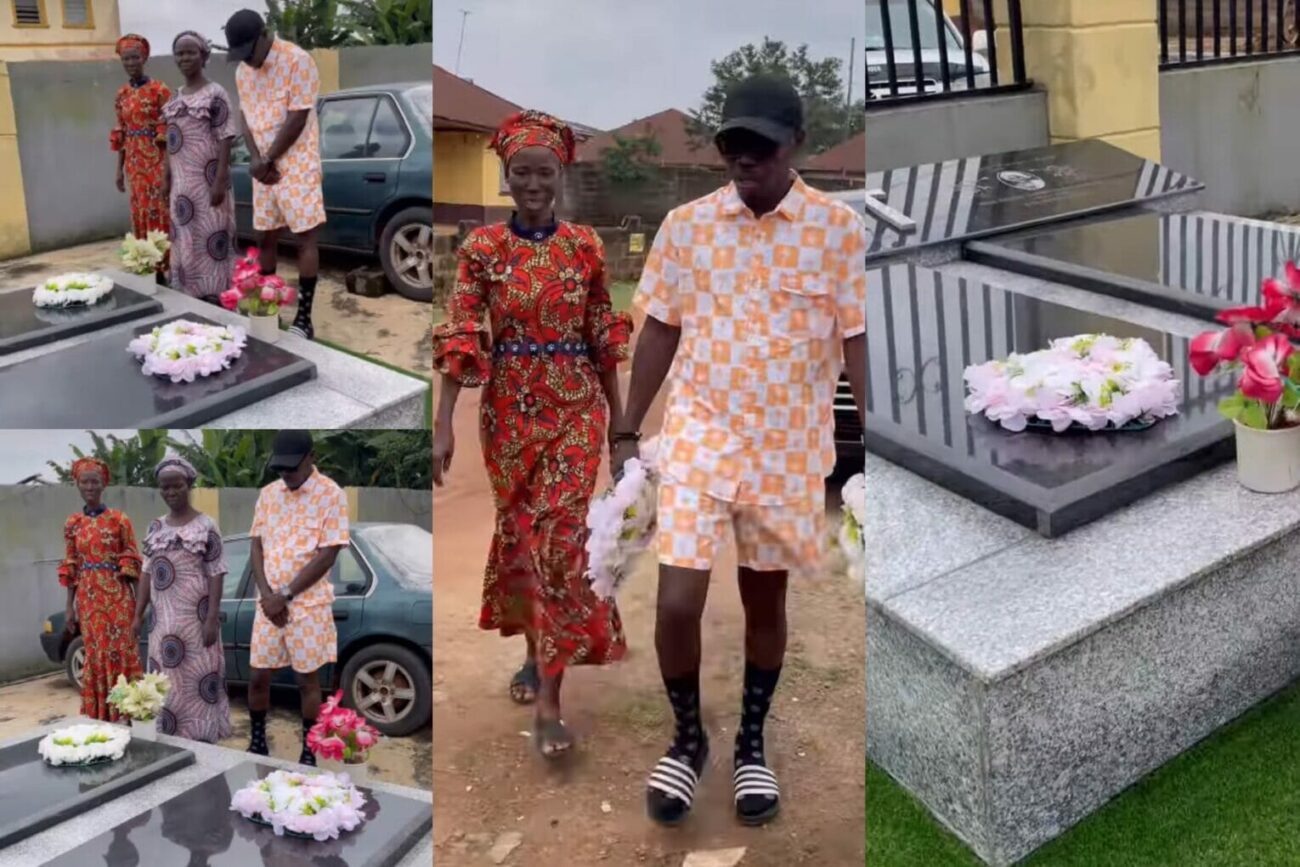 Ijebu visits parents grave