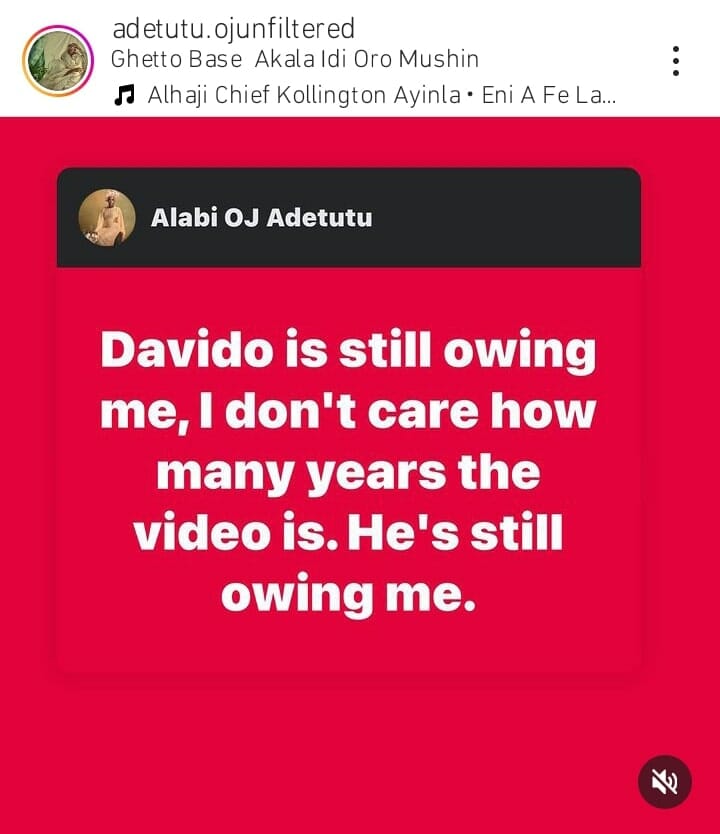 Adetutu calls out Davido