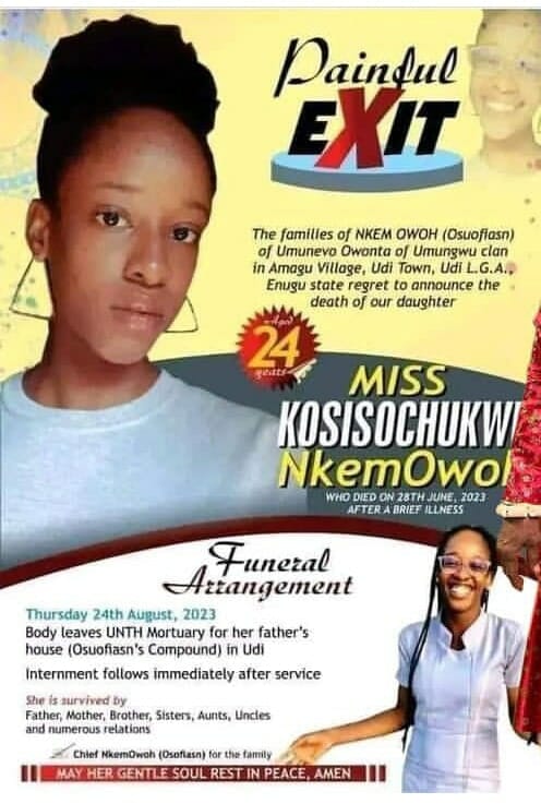 Family releases burial arrangements for Nkem Owoh's daughter