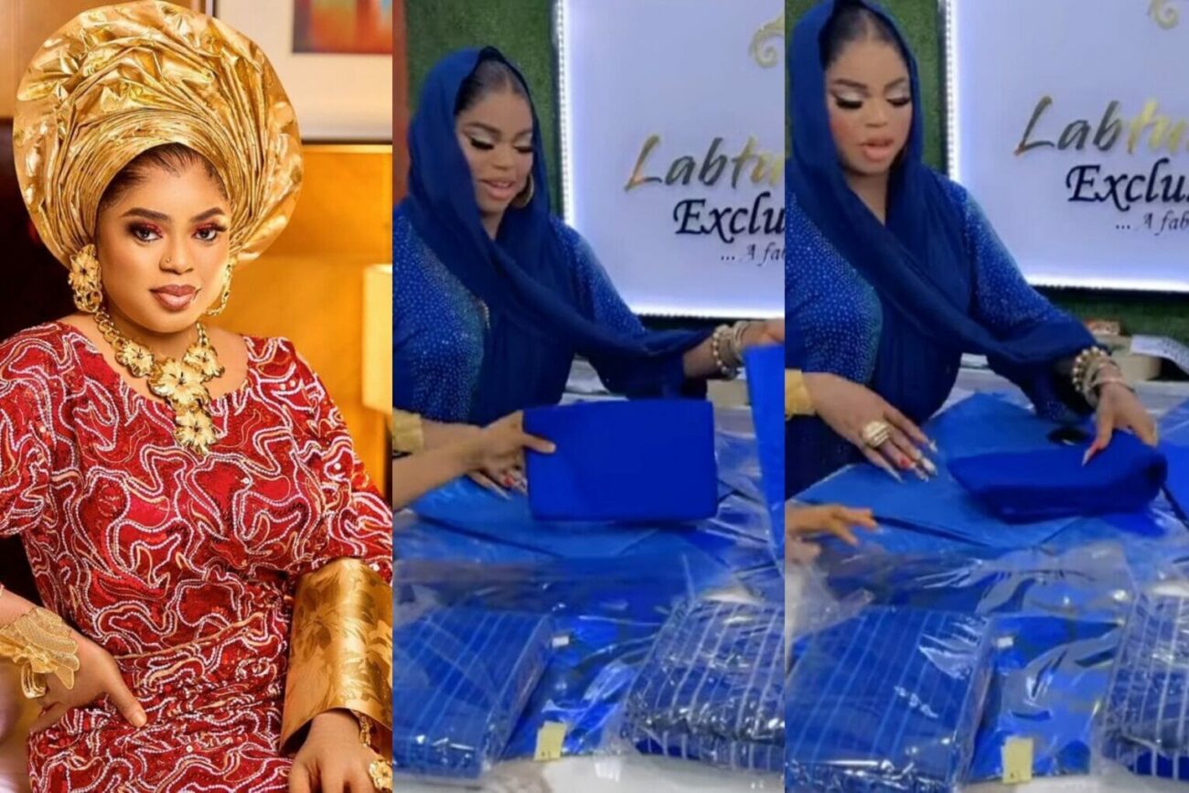 Bobrisky selects headtie for father's burial