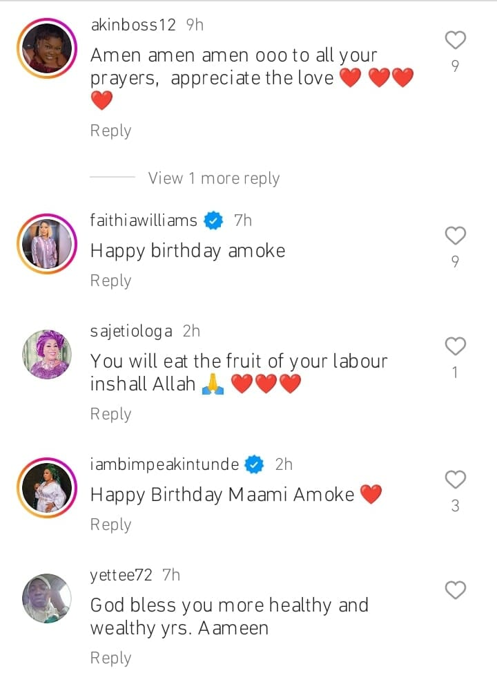 Reactions as Rukayat Lawal celebrates Bose Akinola birthday