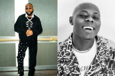 Davido fly back for Mohbad's candle light procession