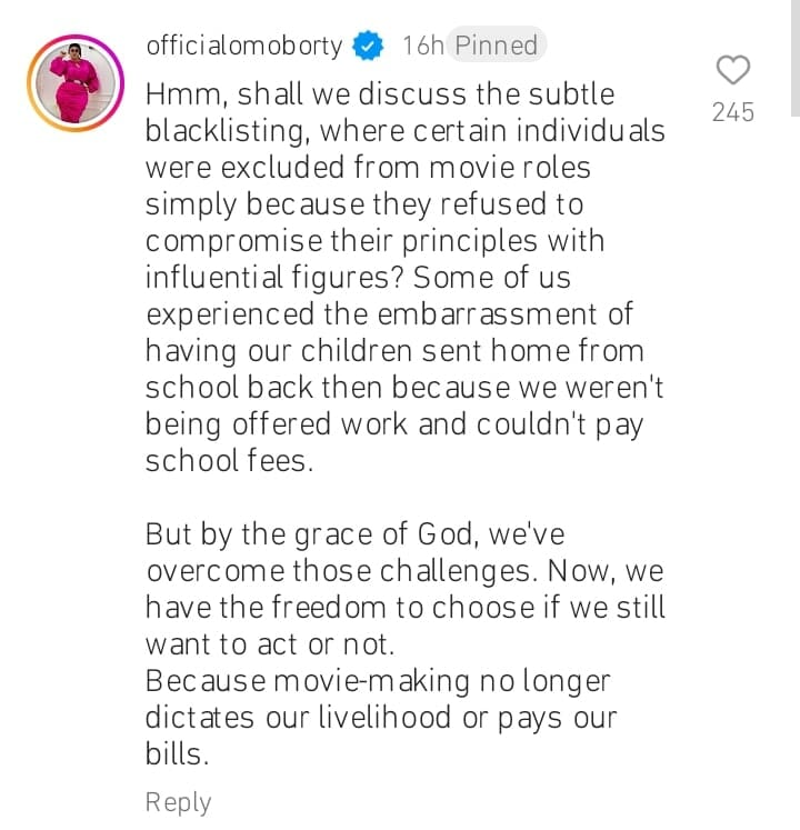 Biodun Okeowo shares ordeal in the movie industry
