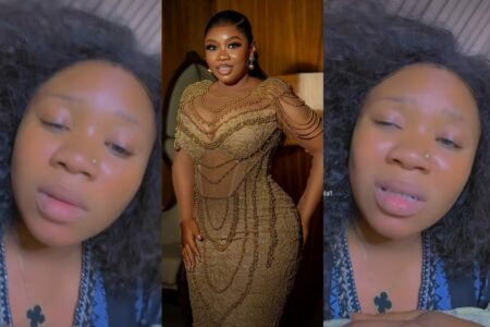 Wumi Toriola cries out over her missing bob wig