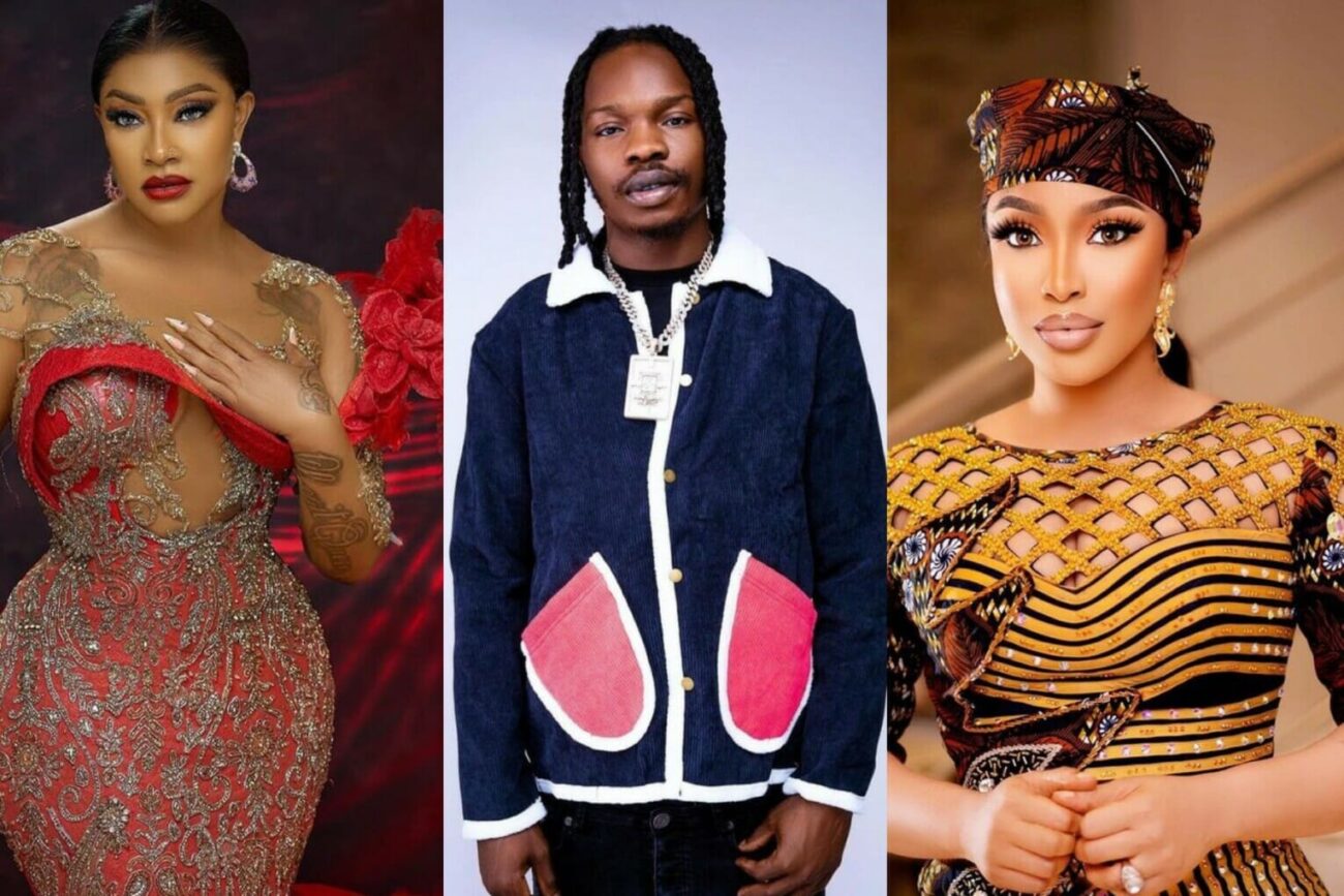 Angela Okorie and Tonto Dikeh tackle each other over Naira Marley