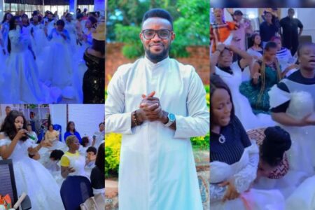 Kelvin Ugwu speaks on viral video of ladies wearing wedding gowns