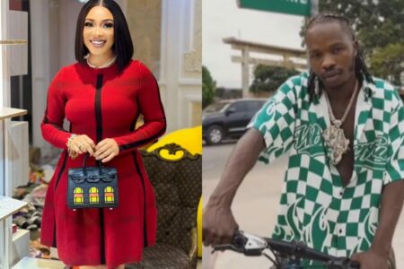Tonto Dikeh reacts to Naira Marley's arrest