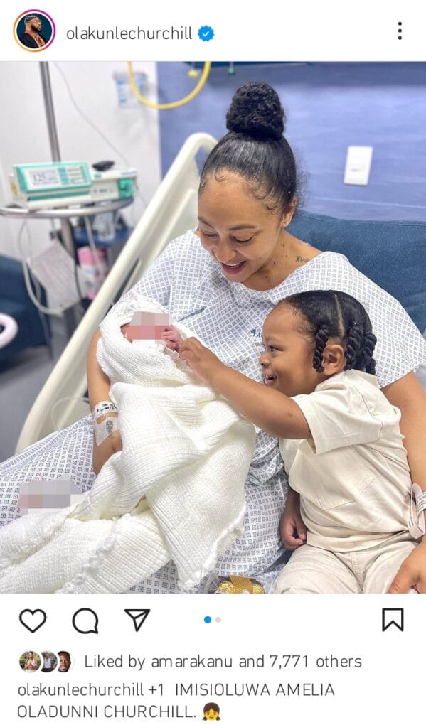 Rosy Meurer welcomes second child