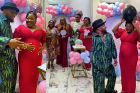 Stan Nze and Blessing Obasi gender reveal party