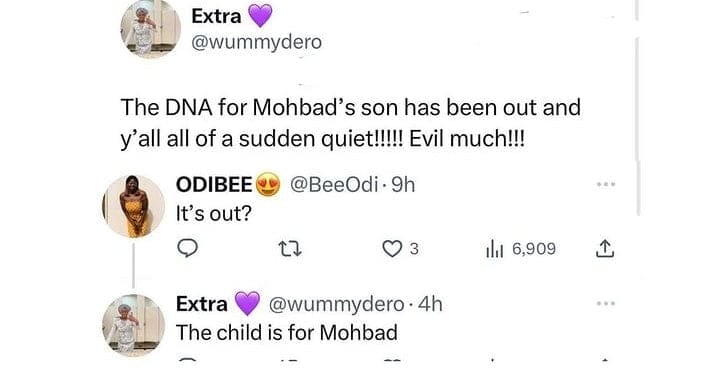 Twitter user confirms Mohbad's son DNA result