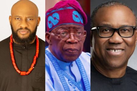 Yul Edochie shows love to Peter Obi despite his support for Tinubu