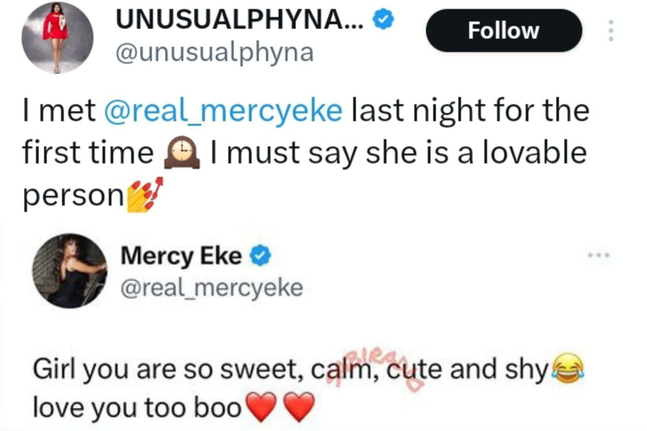 Phyna gushes over Mercy Eke