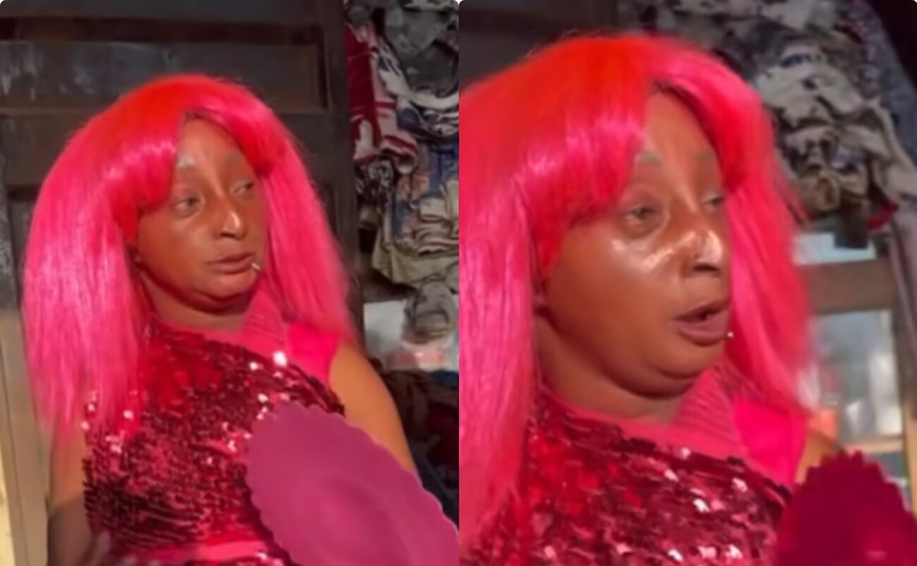 Aunty ramota and her pink wig