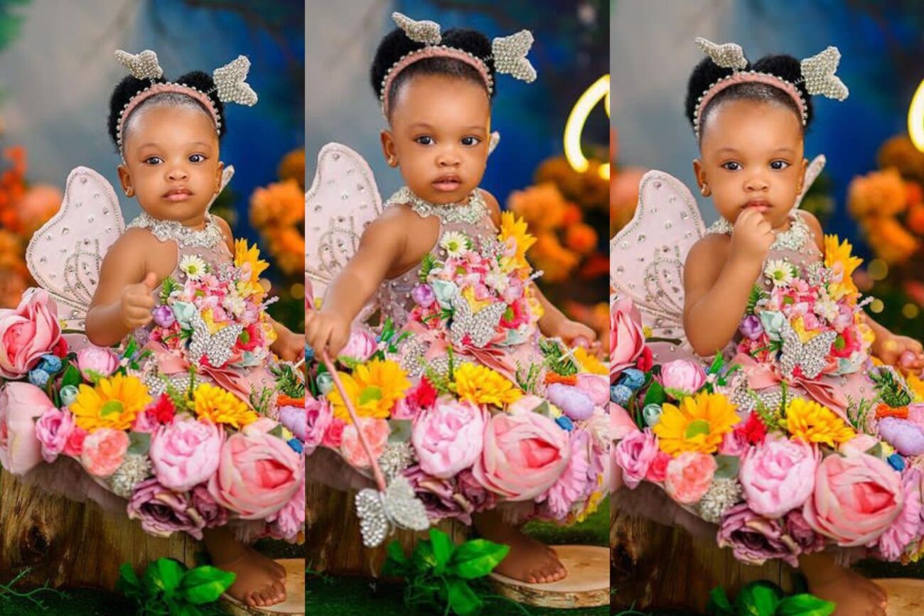 Queen Atang celebrates daughter's first birthday
