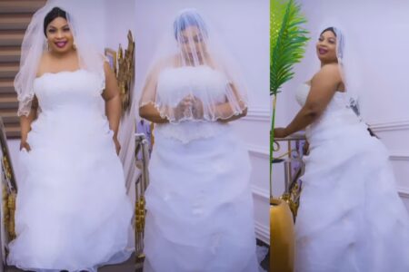 Laide Bakare wedding dress