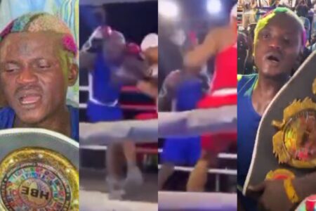 Portable and Charles Okocha boxing fight