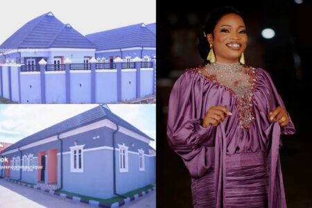 Queen Omobolanle new house