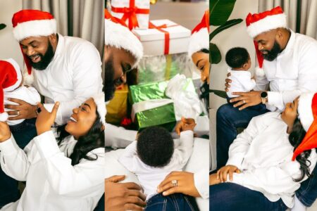 Mercy Chinwo first Christmas with son