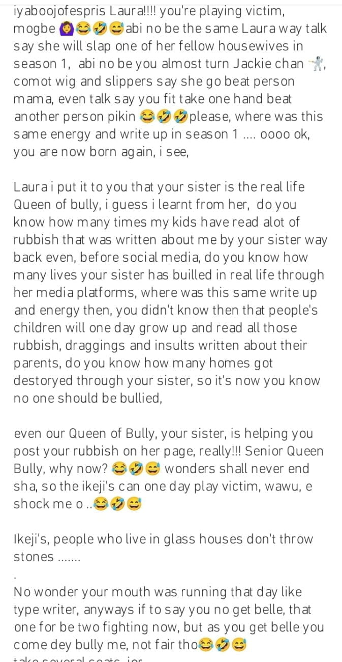 Iyabo Ojo replies Laura Ikeji for calling her a bully