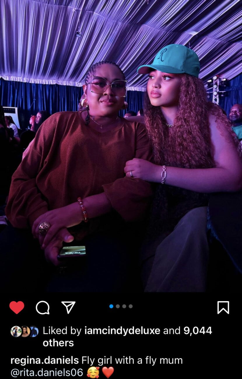 Regina Daniels playfully hails herself and her mum in a new post.