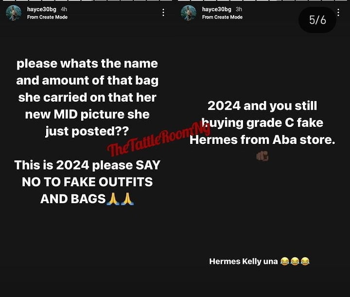 Davido's fan mocks Sophia Momodu Hermes bag