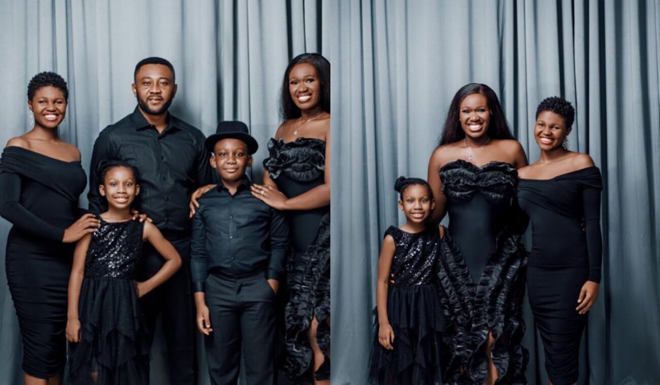 Real Warri pikin new year family photos