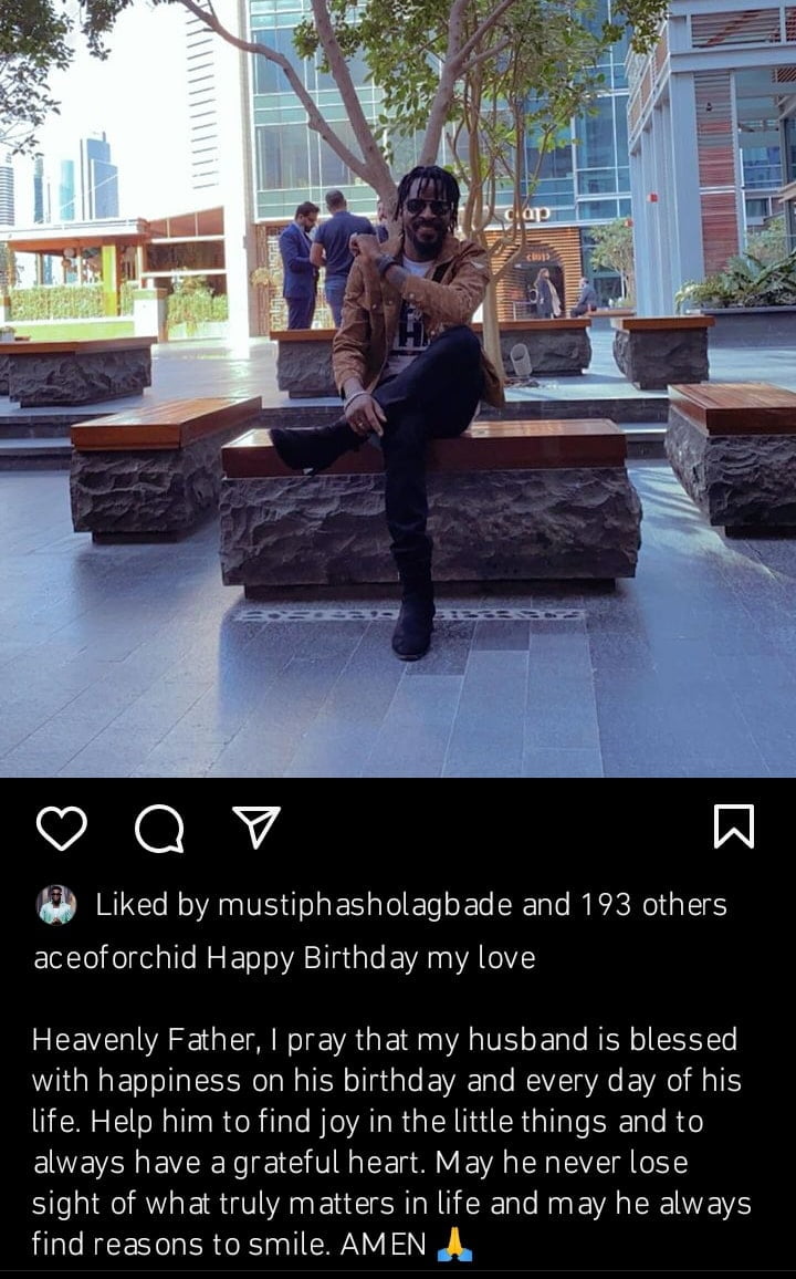 9ice's wife celebrates his birthday