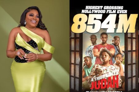 Funke Akindele's A Tribe Called Judah hits N854 million