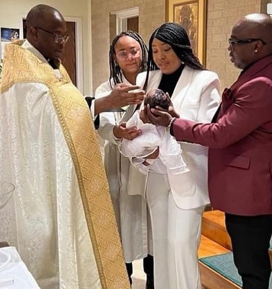 Mercy Johnson becomes godmother
