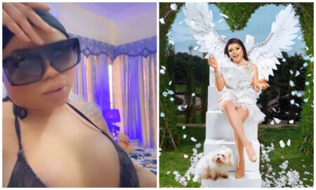 Bobrisky on getting breast plastic surgery and recovery.