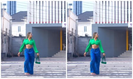 Tacha's street fashion look book in five pictures.