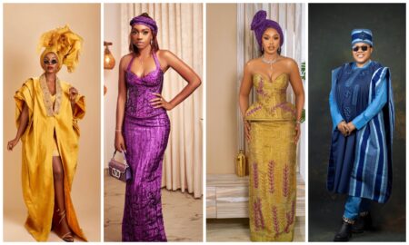 Nollywood actresses show up in style at Kunle Remi's wedding.