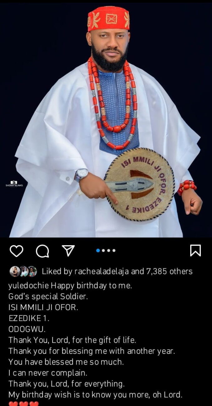 Yul Edochie celebrates birthday