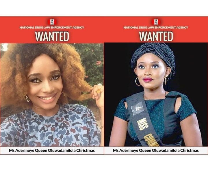Ex-beauty queen declared wanted by NDLEA