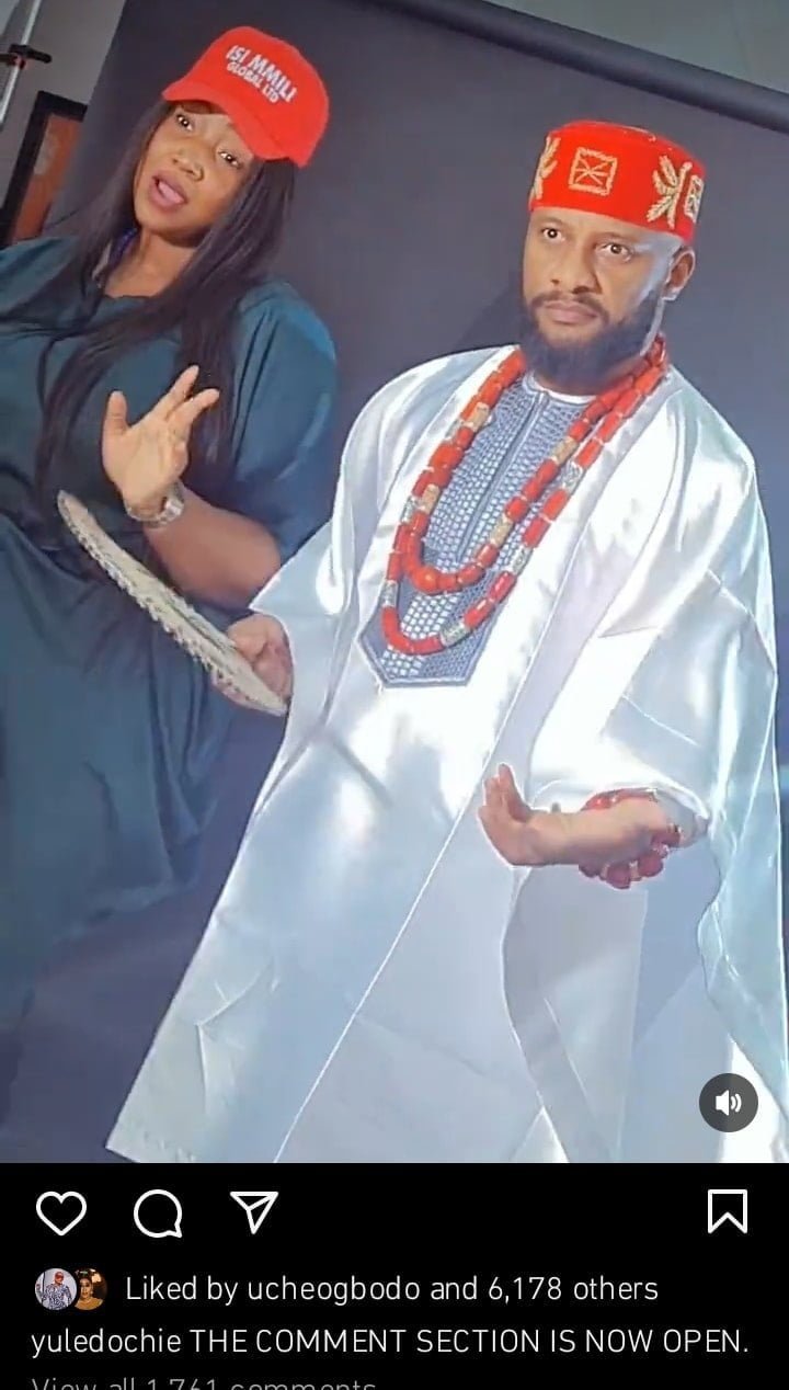 Yul Edochie reopens comment section