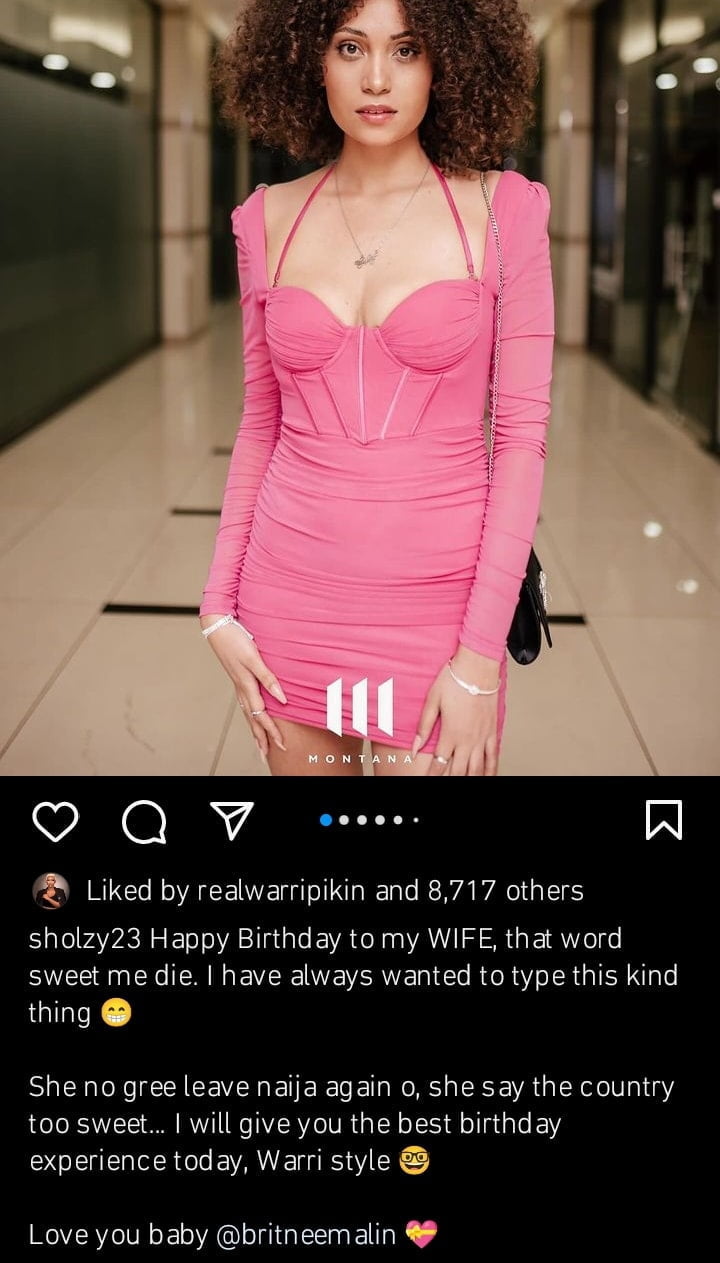 Omashola celebrates wife's birthday