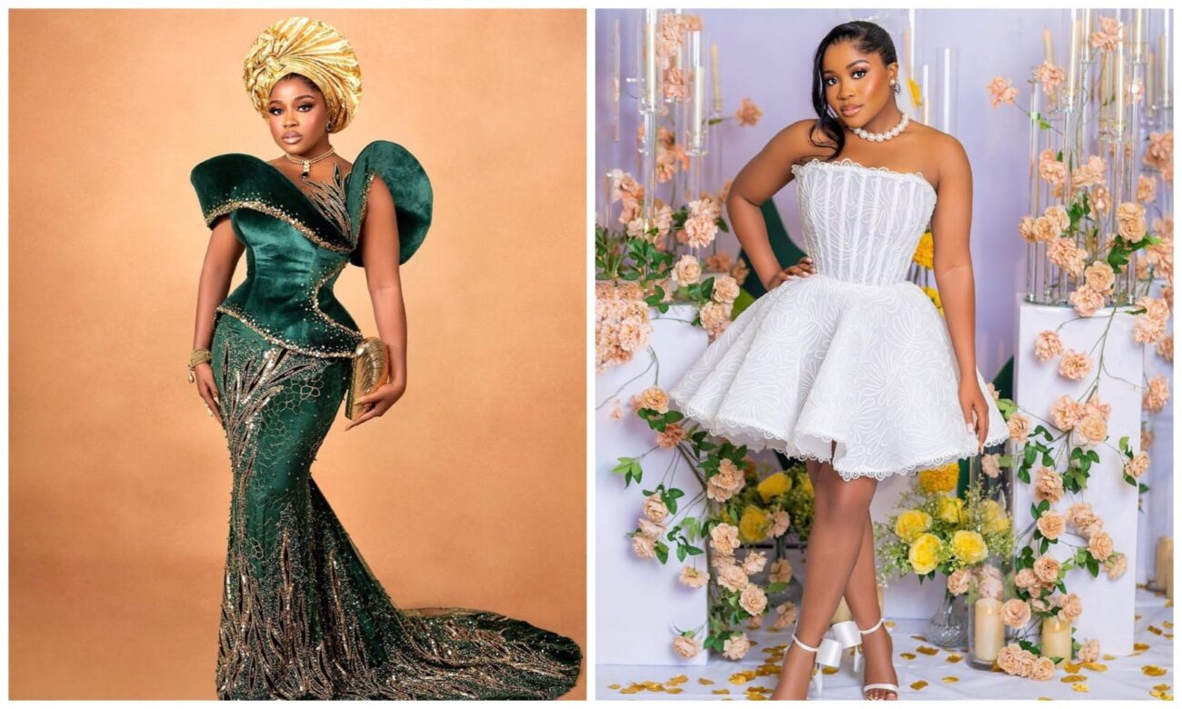 Veekee James slays in five outfits for her wedding.