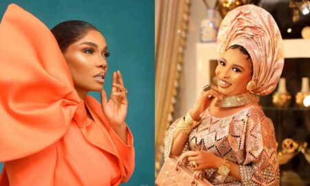 Iyabo Ojo reposts Faith Ojo's allegation that Lizzy Anjorin's husband snatched her land which she bought four years ago.