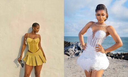 Corset outfit inspiration from Priscilla Ojo.