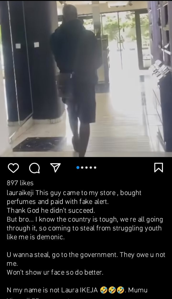 Laura Ikeji calls out scammer over fake alerts